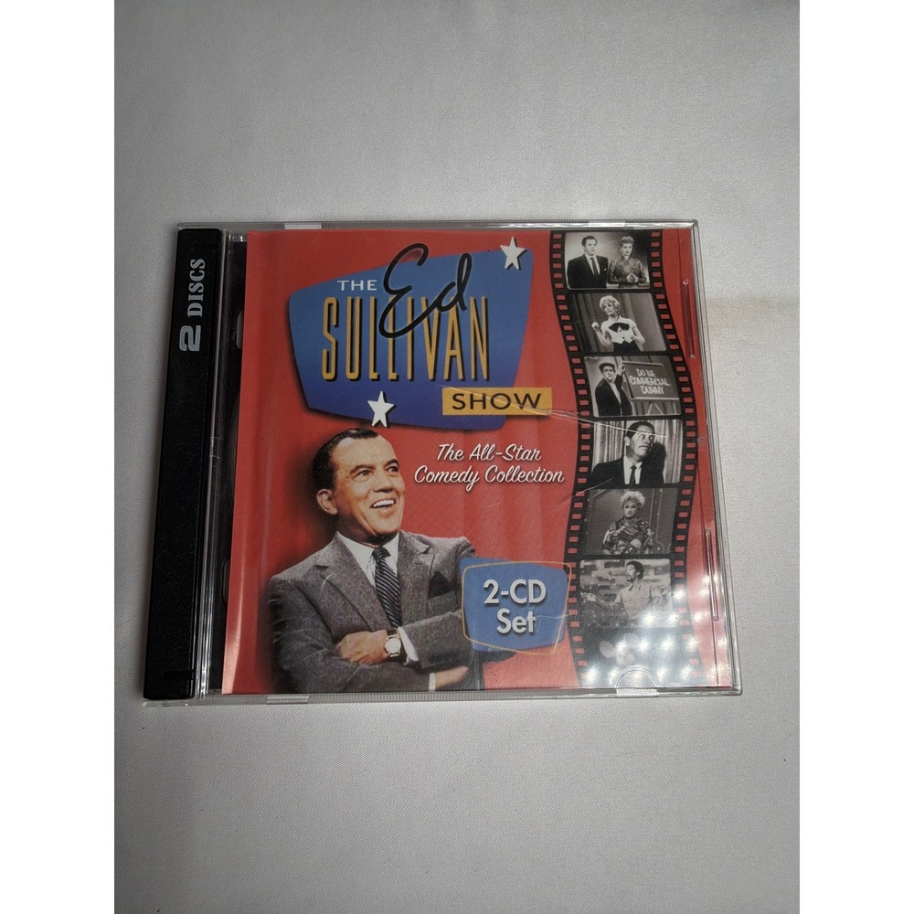 Vintage The Ed Sullivan Show Comedy Collection CD 2-Disc Set Red Excellent